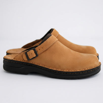 Beloro - Gepolsterte Wildleder-Clogs
