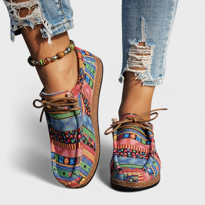 Seryphina - Gemusterte Freizeit-Sneaker