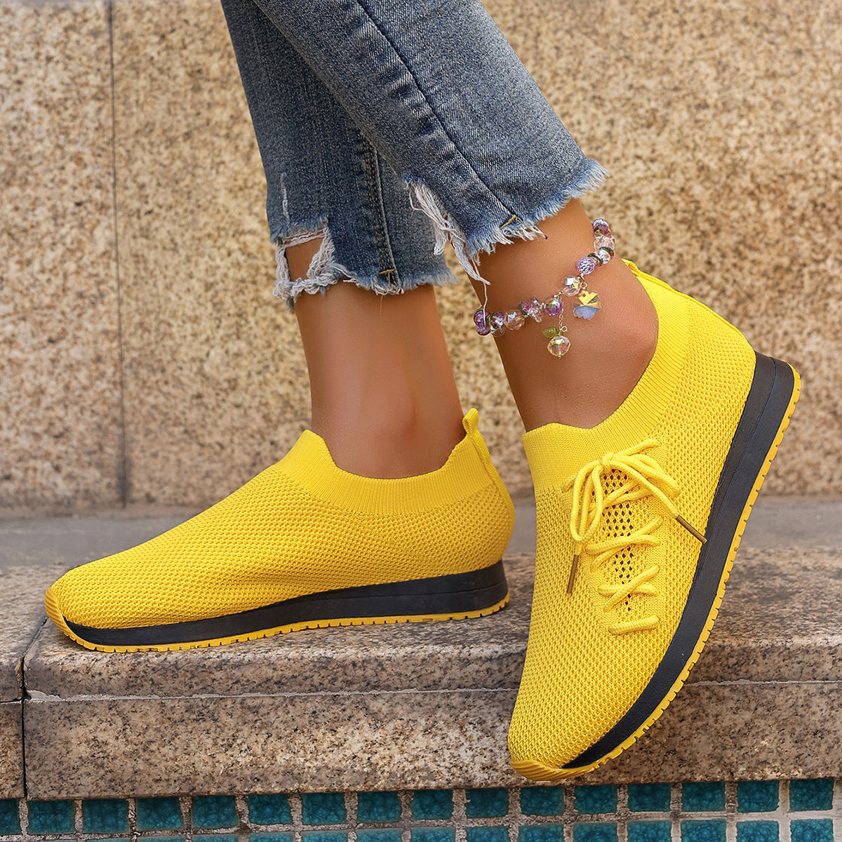 Patsy - Monochromer Mesh-Sneaker
