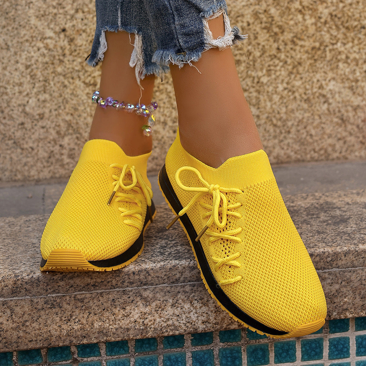Patsy - Monochromer Mesh-Sneaker