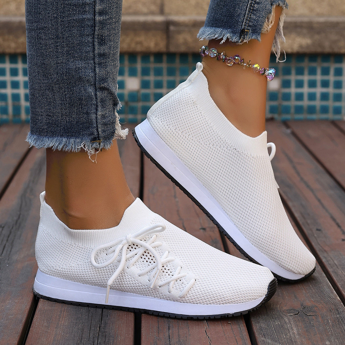 Patsy - Monochromer Mesh-Sneaker