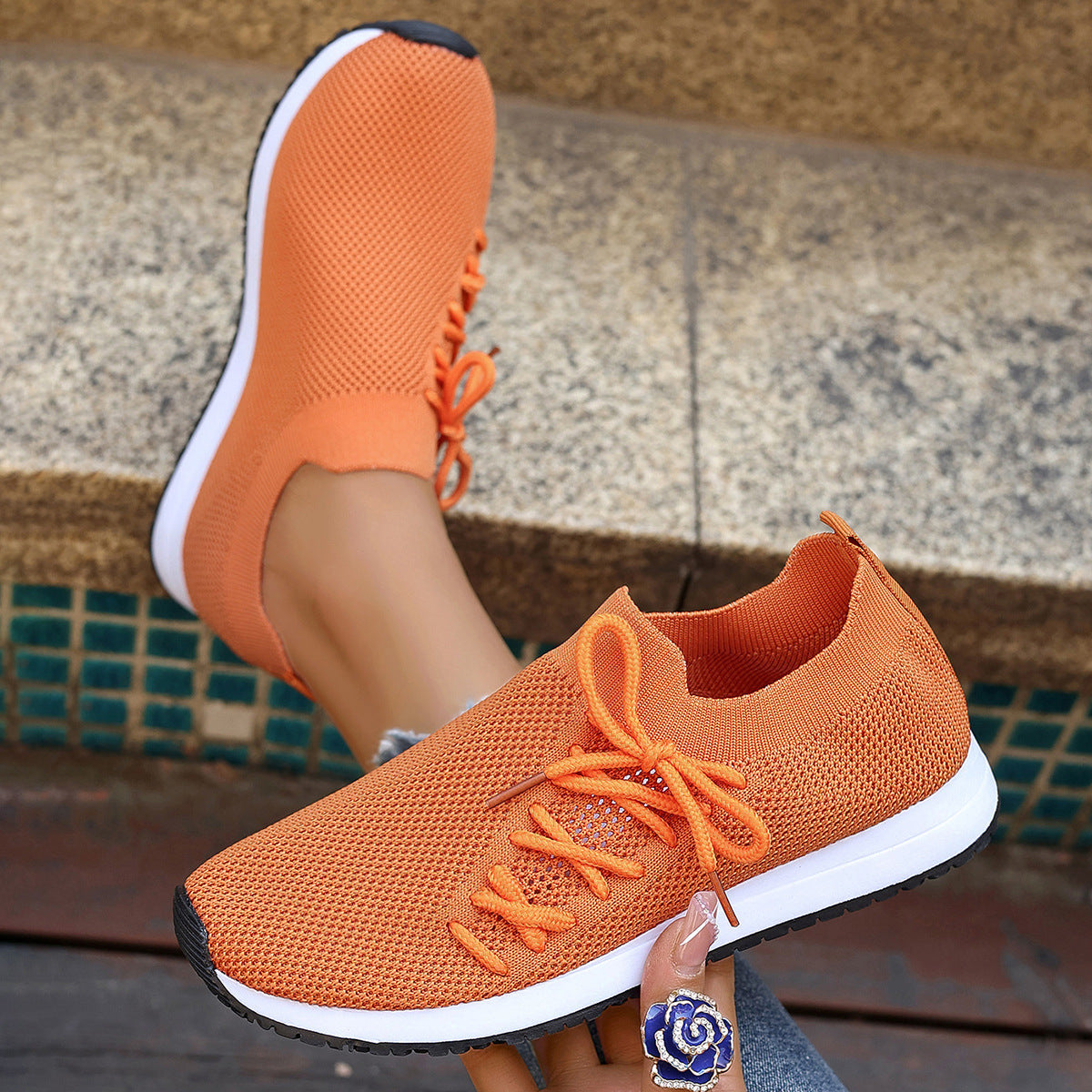 Patsy - Monochromer Mesh-Sneaker