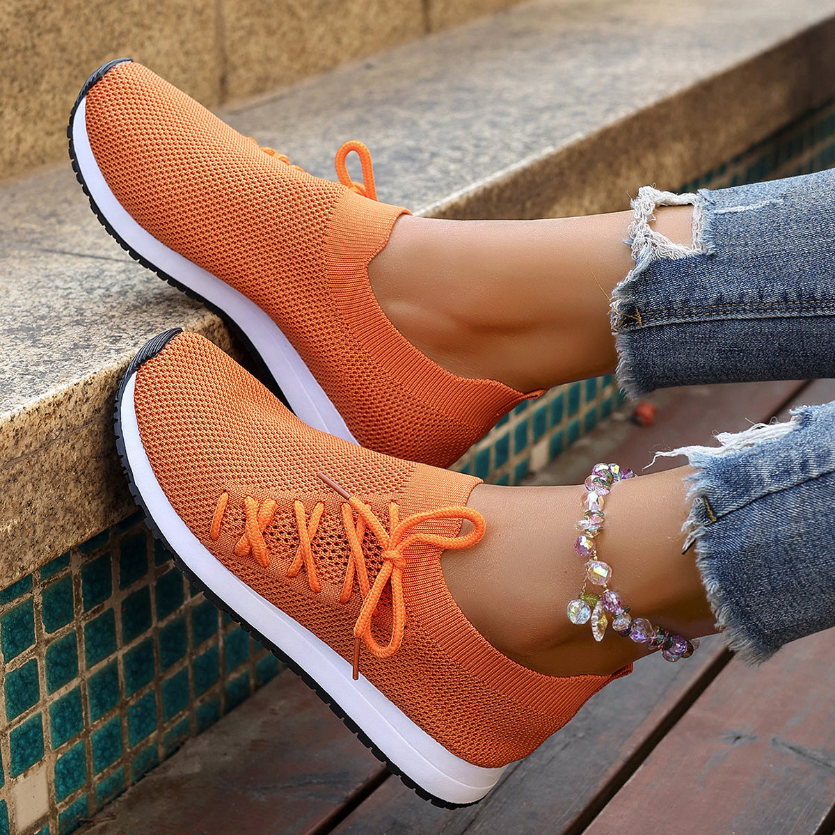 Patsy - Monochromer Mesh-Sneaker