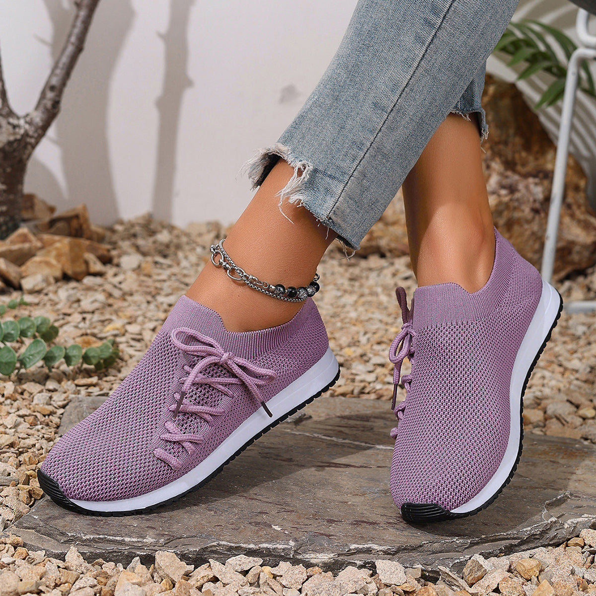 Patsy - Monochromer Mesh-Sneaker