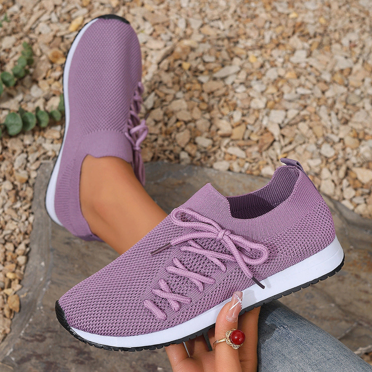 Patsy - Monochromer Mesh-Sneaker
