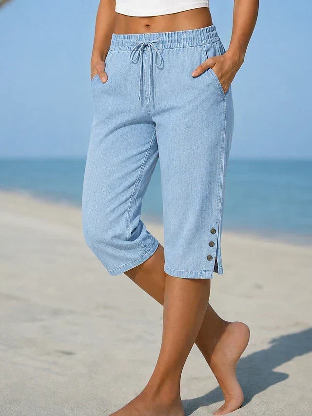 Mavis - Caprihose mit Elastikbund