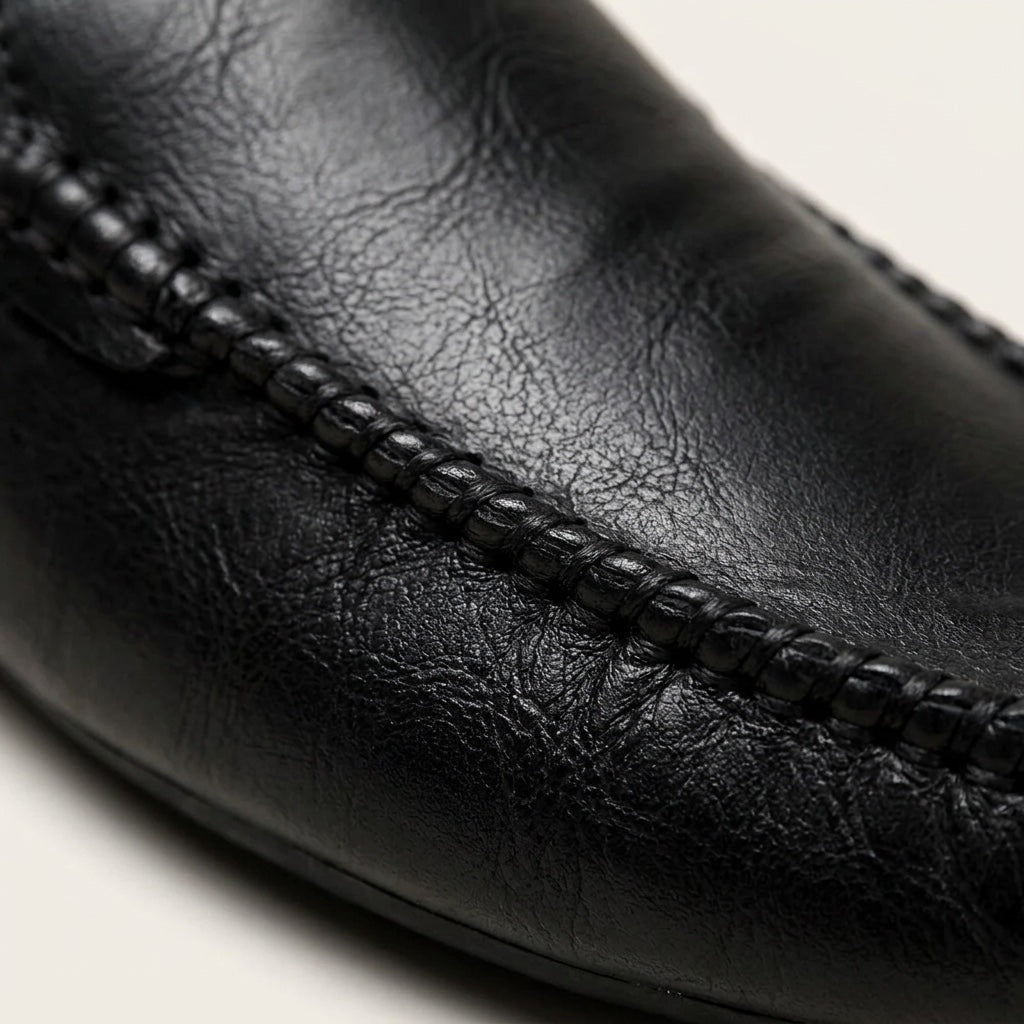 Randy - Leder-Mules mit Mokassinnaht