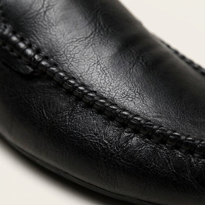 Randy - Leder-Mules mit Mokassinnaht