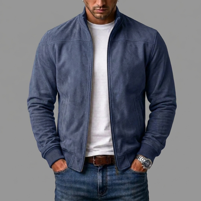 Fredric - Wildleder-Blouson mit Rippbündchen