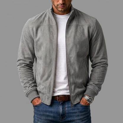 Fredric - Wildleder-Blouson mit Rippbündchen