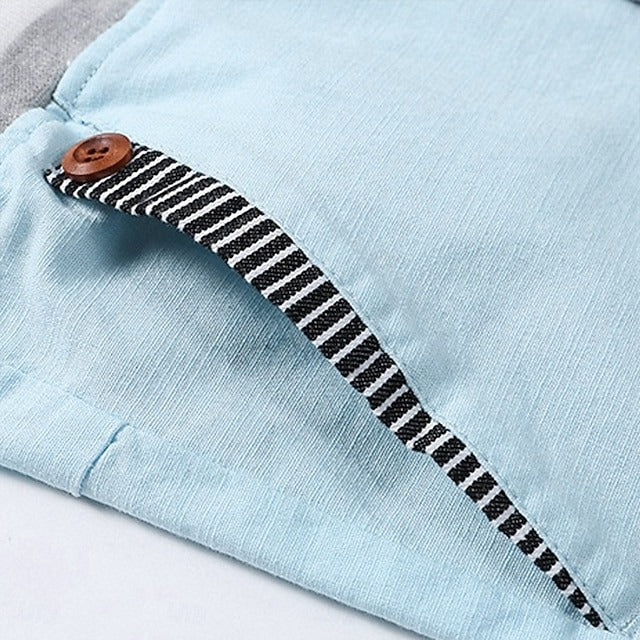 Verdin - Entspannte Leinen-Shorts mit Kordelzug