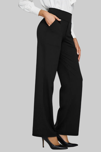 Klara - High-Waist Stretchhose mit Taschen
