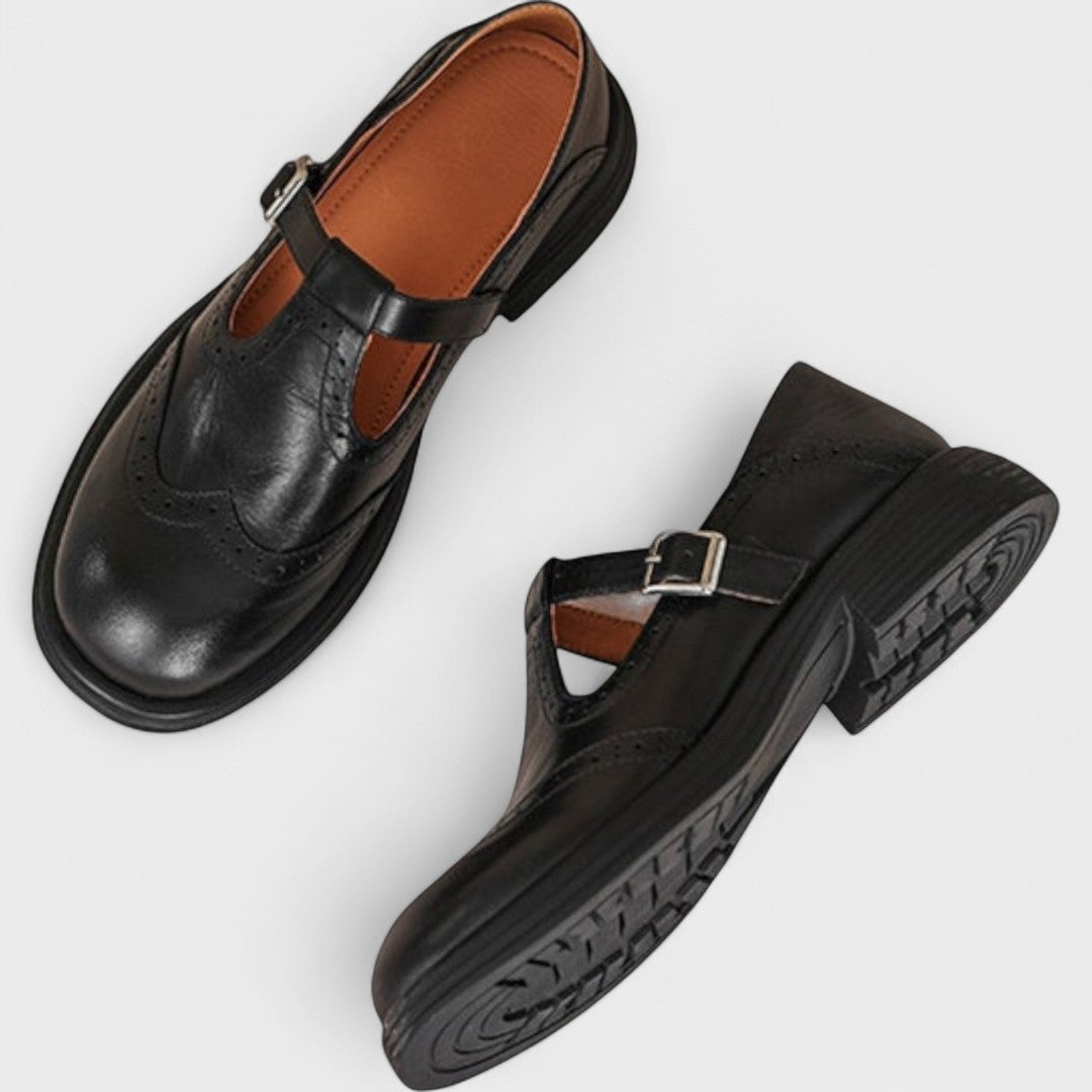 Aurela - Ökoleder Mary-Jane High Heels