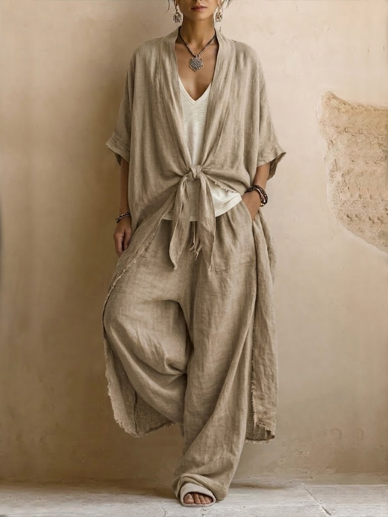Nerelle - Langer Cardigan und Hose