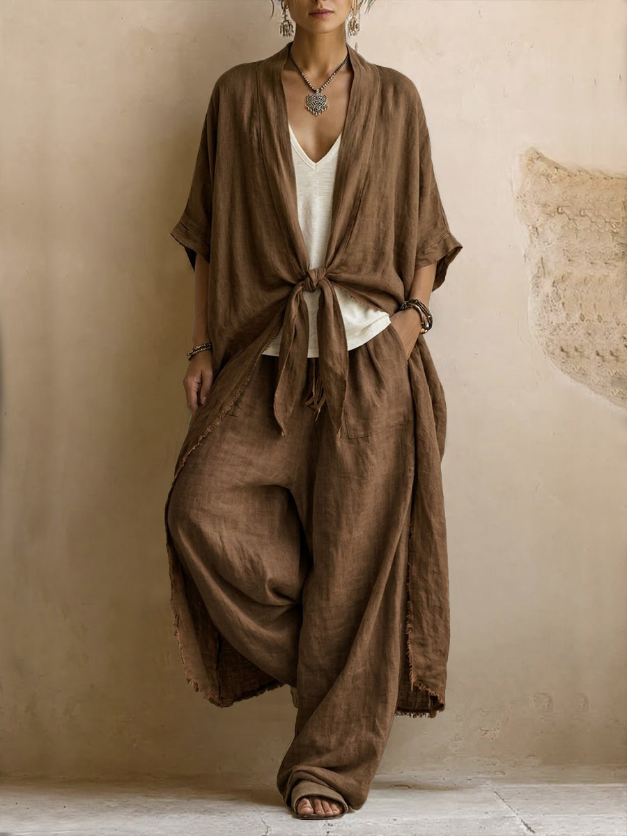 Nerelle - Langer Cardigan und Hose