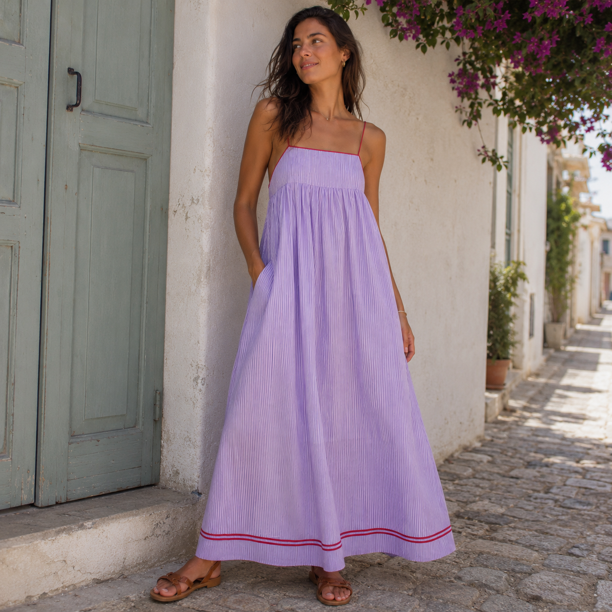 Lidia - Luftiges Sommer-Maxikleid