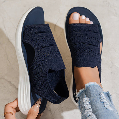 Lois - Atmungsaktive Damen-Plateausandalen