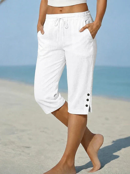 Mavis - Caprihose mit Elastikbund