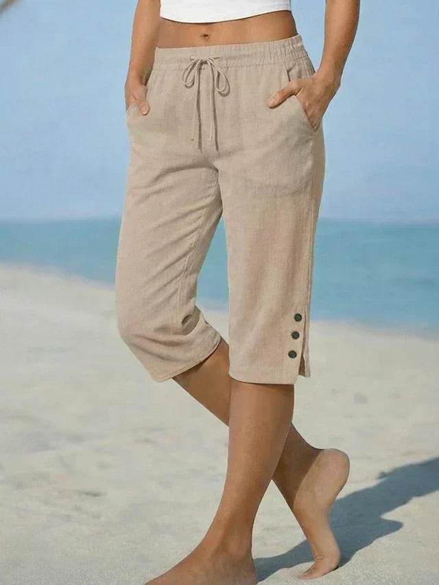 Mavis - Caprihose mit Elastikbund