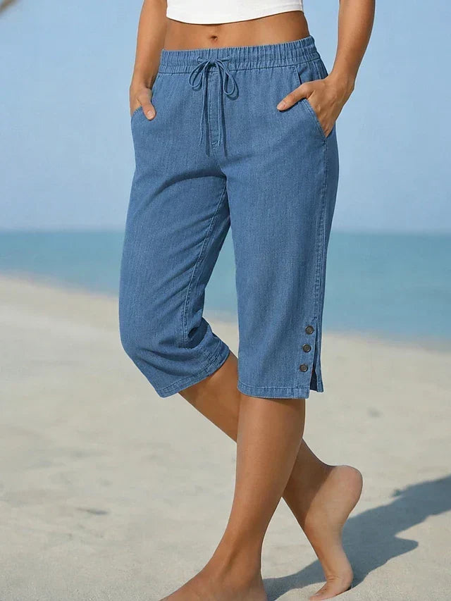 Mavis - Caprihose mit Elastikbund